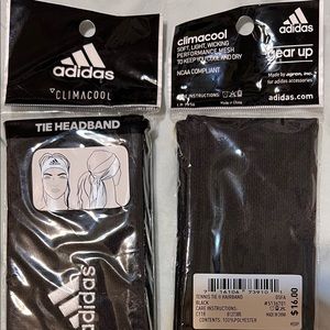 ADIDAS TIE HEADBAND -BRAND NEW